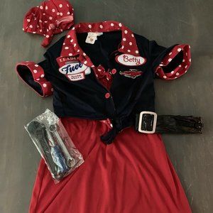 Retro Looking Car Mechanic Betty Halloween Costume